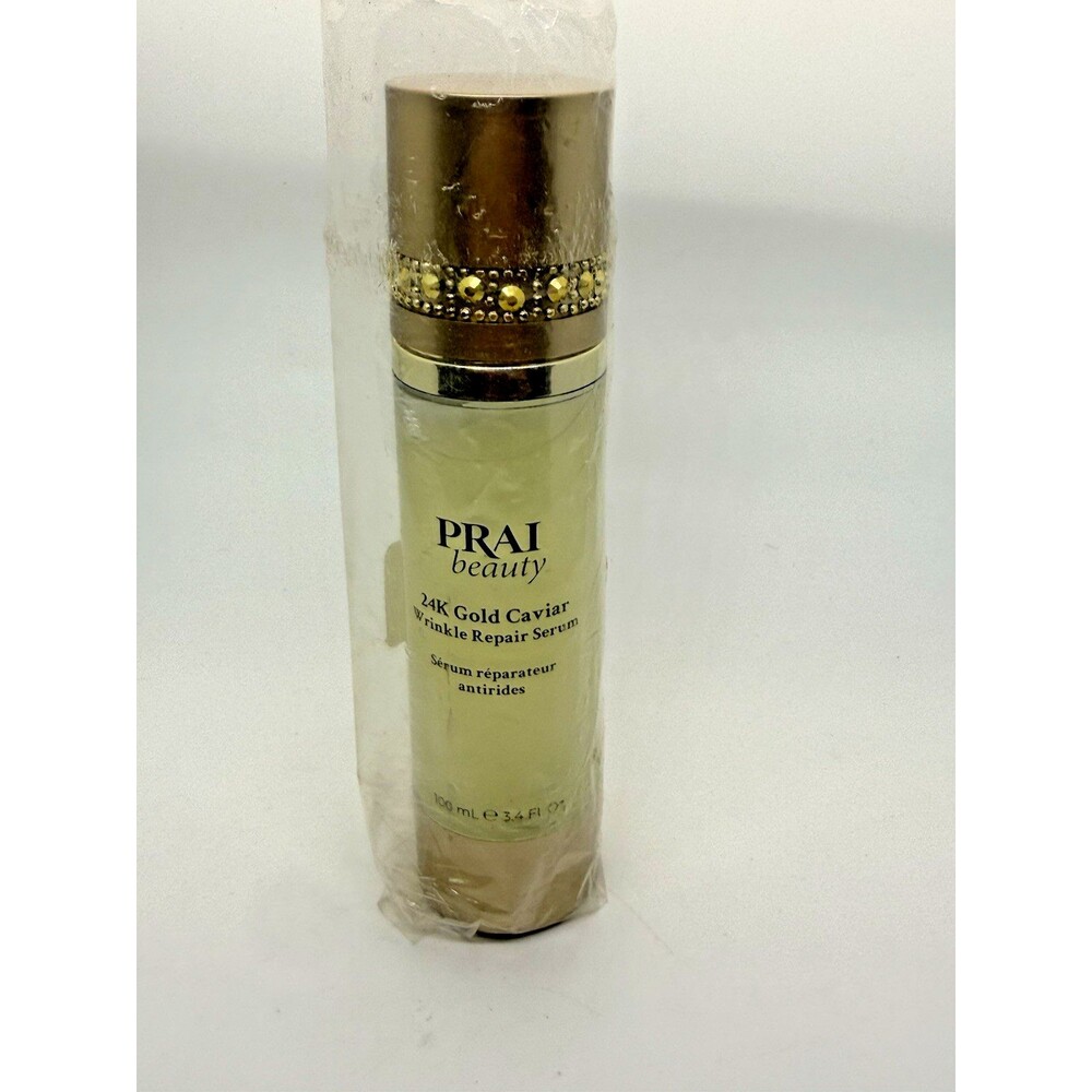 PRAI 24K Gold Caviar Wrinkle Repair Serum 100ml Anti-Aging 3.4oz New and Sealed